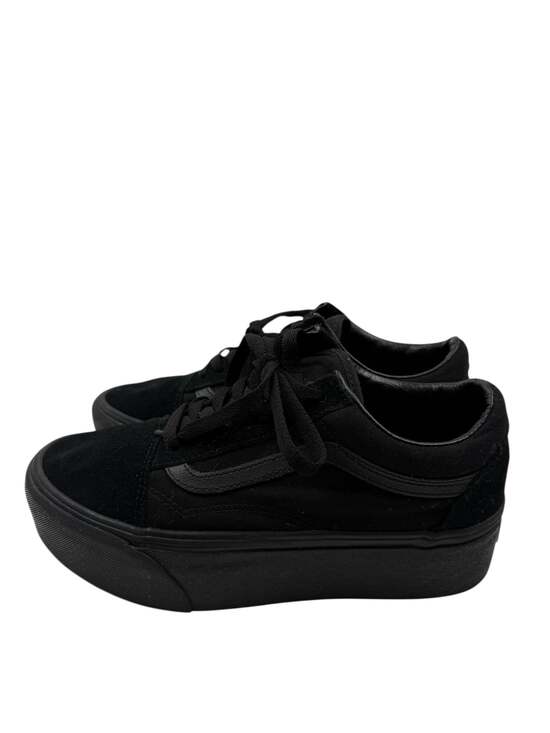 Vans Old Skool Stackform Suede/Canvas Triple Black 7.5 - Picture 3 of 6